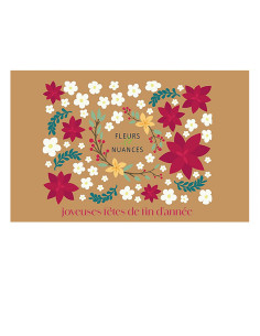 Une carte "joyeuses fêtes"