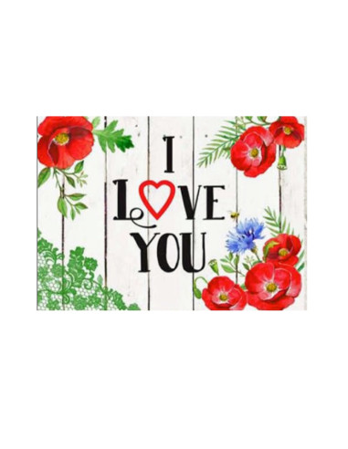 La carte "I love U "