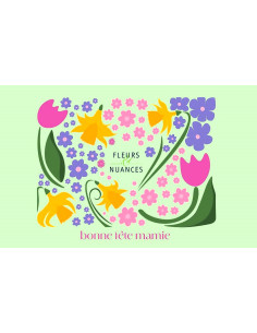 Carte "bonne fête mamie"