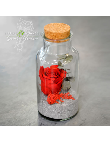 Une petite bouteille pleine d'Amour