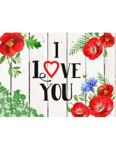 La carte "I love U "