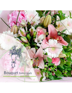 Bouquet Surprise - Tons rose