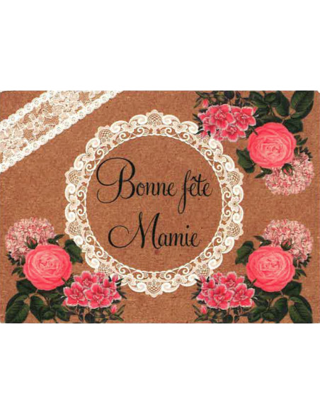 Carte "bonne fête mamie"